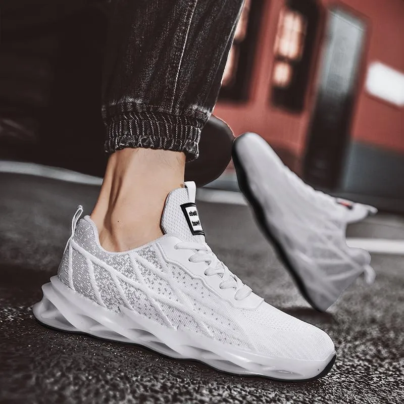 Wholesale Mens Zapatos De Hombre Fashion Black White Blade Sneakers