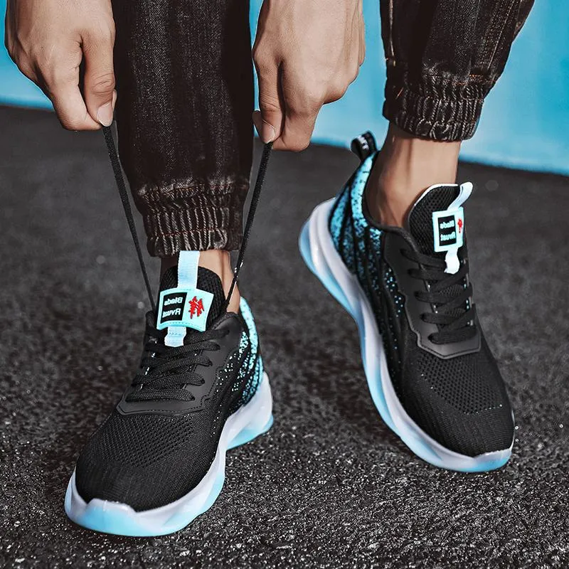 Wholesale Mens Zapatos De Hombre Fashion Black White Blade Sneakers